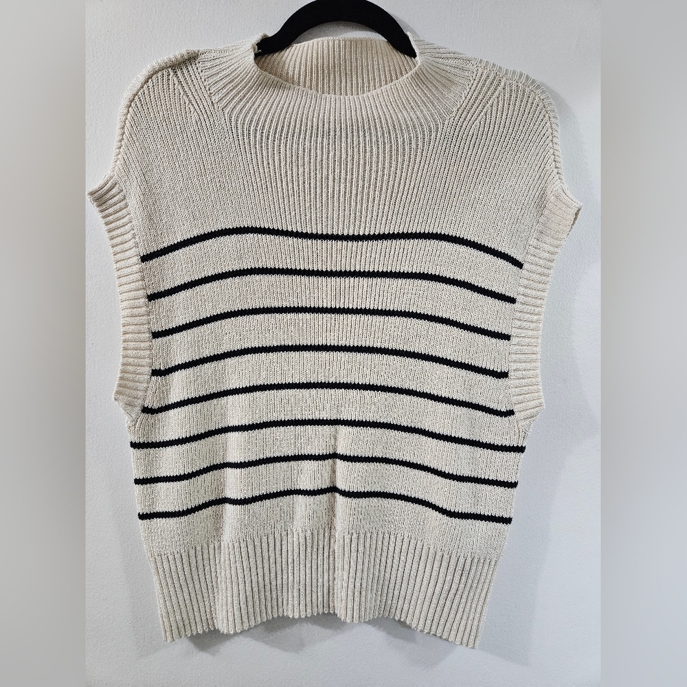 Maeve Striped Sweater Tee